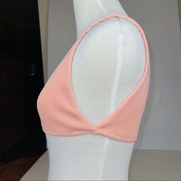 KORAL Swim Top Ribbed Rose Blush S - Picture 6 of 14